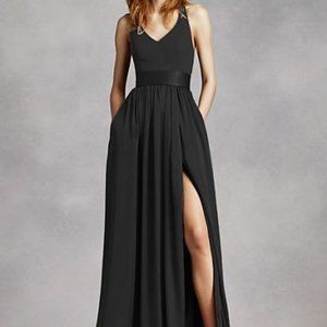 VERA WANG Gown EBONY (Black) SIZE 10